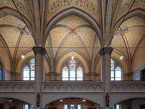 Lutherkirche Bad Harzburg Blick zum Seitenschiff