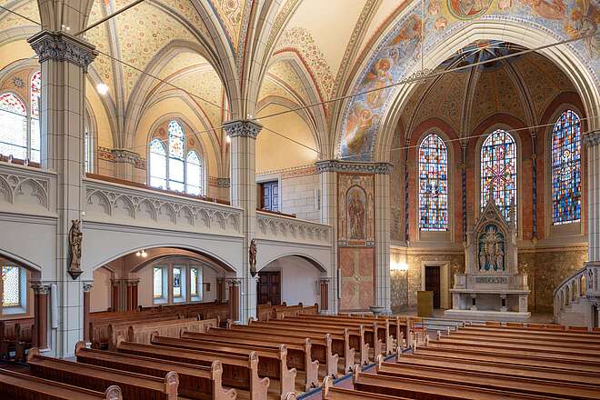 Lutherkirche Bad Harzburg Hauptschiff und Seitenschiff