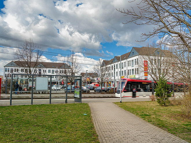 Einkaufsmarkt im Erfurter Süden