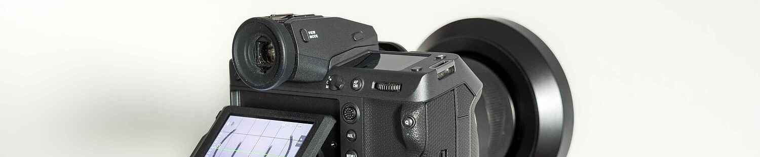 Fujifilm GFX 100 II mit FUJINON GF 30mm f/5,6 T/S in Shift-Funktion