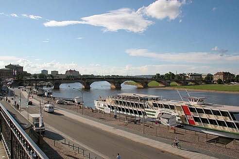 Elbe mit Augustusbrücke
