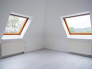 Architekturfotografie in lichtdurchfluteter Mansardenwohnung