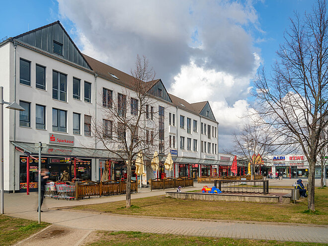 Der Einkaufsmarkt im Erfurter Süden