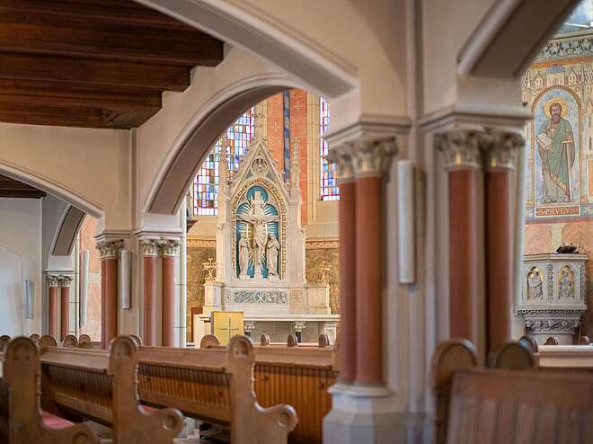 Sakraler Innenraum in der Lutherkirche Bad Harzburg